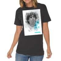 Maradona Painting Art Vintage T-shirt | Artistshot