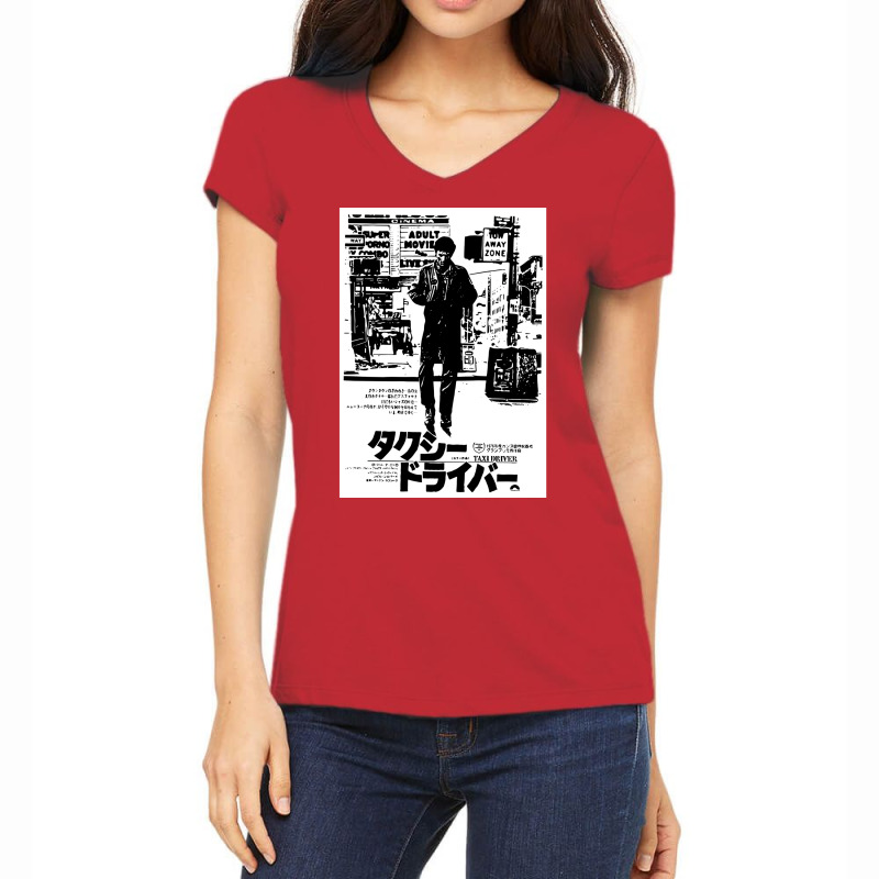 Taxi Driver Classic Tumblr Love Women's V-Neck T-Shirt by dranimaedoj | Artistshot