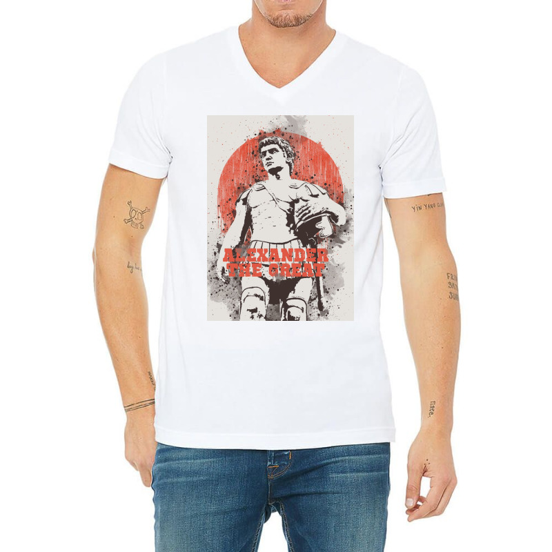 Alexander The Great V-neck Tee | Artistshot