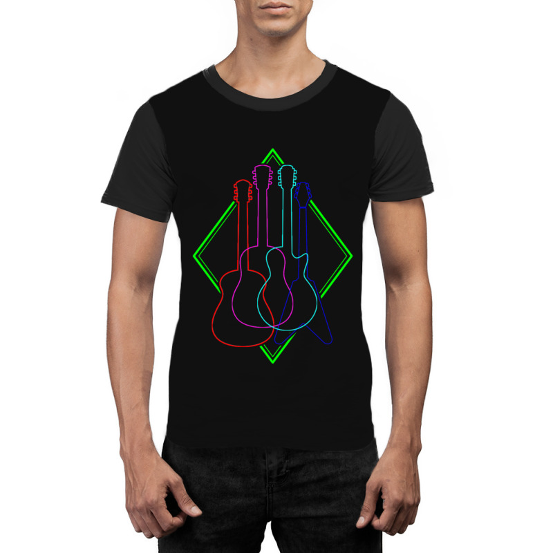 Musical Instrument Guitar Graphic T-shirt by AnthonyNone | Artistshot