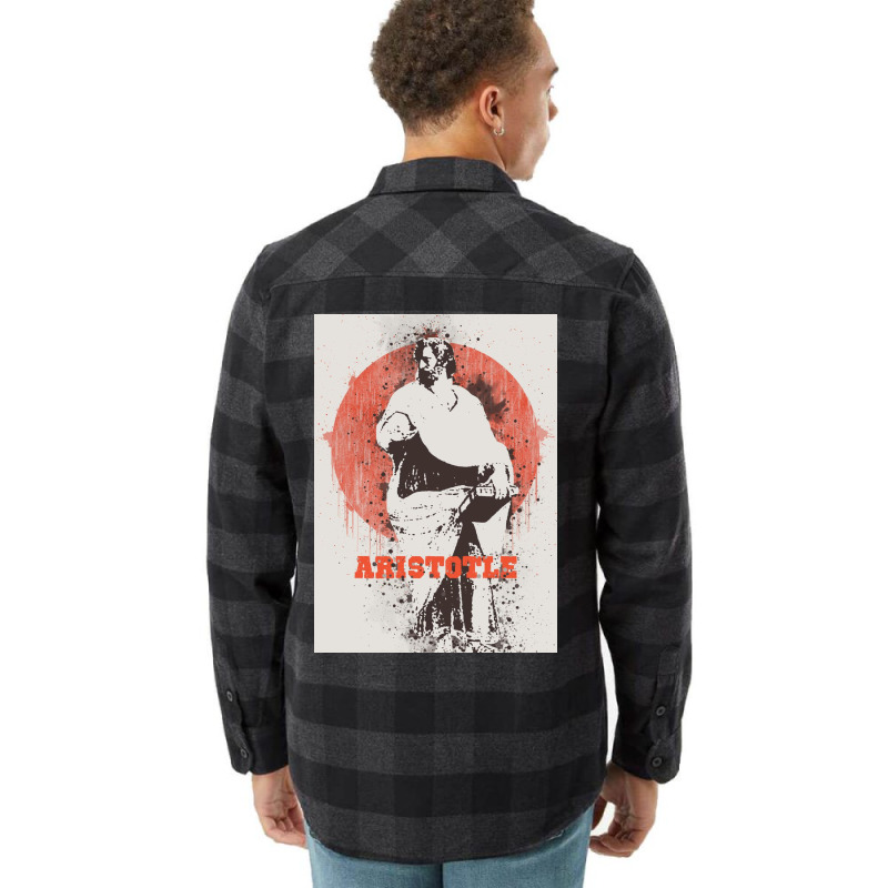 Aristotle Watercolor Art Flannel Shirt | Artistshot