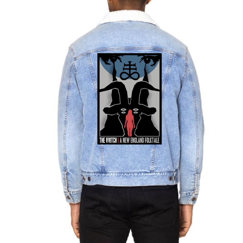 The Vvitch Unisex Sherpa-lined Denim Jacket | Artistshot