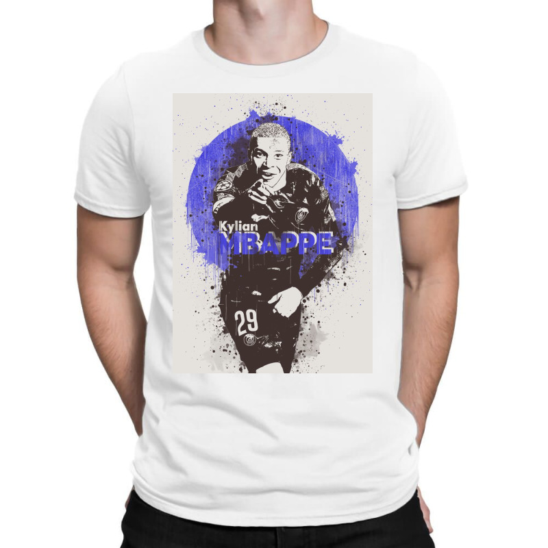 Kylian Mbappe Painting T-shirt | Artistshot