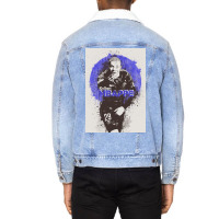 Kylian Mbappe Painting Unisex Sherpa-lined Denim Jacket | Artistshot