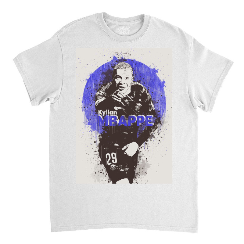 Kylian Mbappe Painting Classic T-shirt | Artistshot