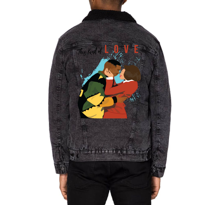 This Kind Of Love   Martin And Gina Unisex Sherpa-lined Denim Jacket | Artistshot