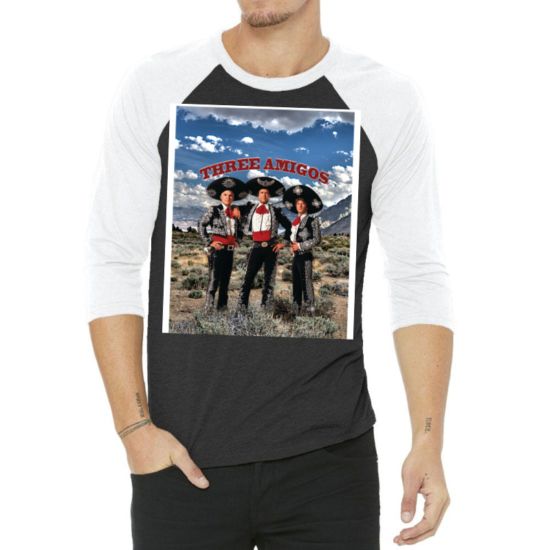 Three Amigos 3/4 Sleeve Shirt | Artistshot