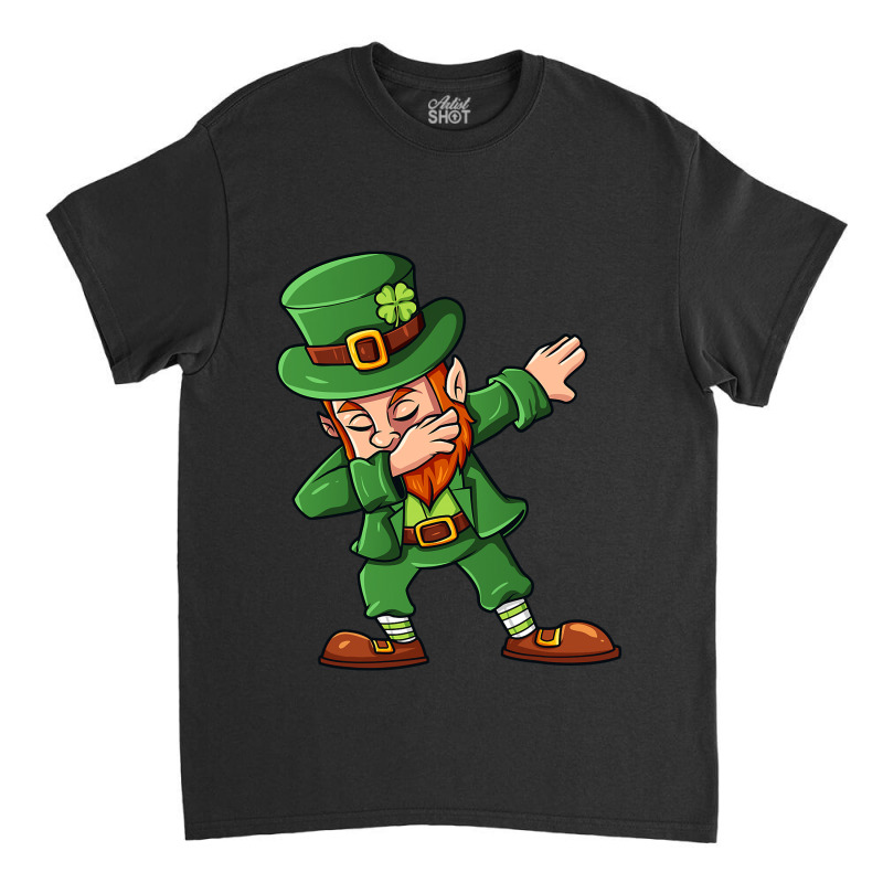 St Patricks Day Dabbing Leprechaun Irish Boys Girls Kids Dab  Copy Cop Classic T-shirt | Artistshot