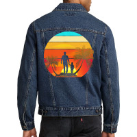 Father And Son Vintage T  Shirt Father And Son Vintage Sunset T  Shirt Men Denim Jacket | Artistshot