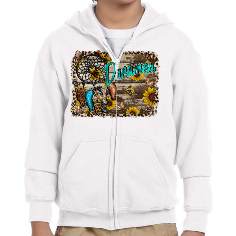 Dreamer Youth Zipper Hoodie by RacoonDesign | Artistshot