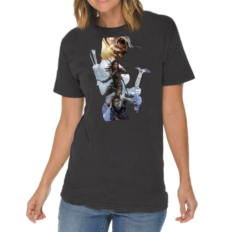 Tomb Raider Vintage T-shirt | Artistshot