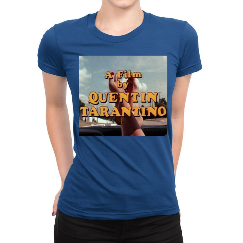 Quentin Tarantino Movie Director Ladies Fitted T-Shirt by inambifahhamp | Artistshot