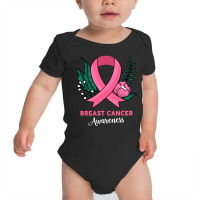 Breast Cancer Awareness With Plants Baby Bodysuit | Artistshot