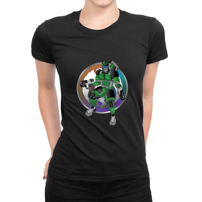 Legendary Futuristic Super Soldier  Gu 7 Ladies Fitted T-Shirt by KenASoucie | Artistshot