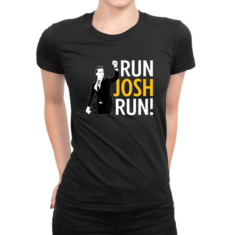 Josh Hawley Run Free Funny Josh Hawley Running Outfit Ladies Fitted T-Shirt by plavouryu5 | Artistshot