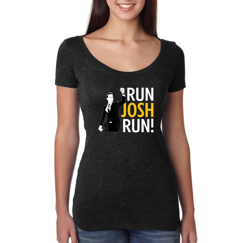 Josh Hawley Run Free Funny Josh Hawley Running Outfit Women's Triblend Scoop T-shirt by plavouryu5 | Artistshot