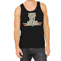 Top Gun Alphabet Tank Top | Artistshot