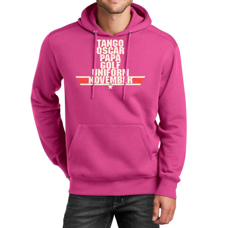 Top Gun Alphabet Unisex Hoodie | Artistshot