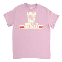 Top Gun Alphabet Classic T-shirt | Artistshot