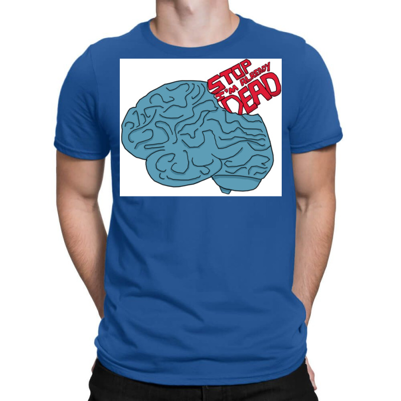 Blue Brains Poster Travel T-shirt | Artistshot