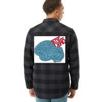 Blue Brains Poster Travel Flannel Shirt | Artistshot