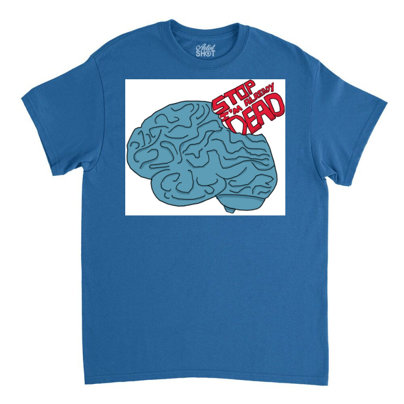 Blue Brains Poster Travel Classic T-shirt | Artistshot