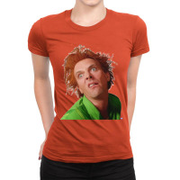 Drop Dead Fred Magical Realism Digital Portrait Ladies Fitted T-shirt | Artistshot