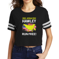 Josh Hawley Run Free Funny Josh Hawley Running Oops Scorecard Crop Tee | Artistshot