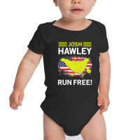 Josh Hawley Run Free Funny Josh Hawley Running Oops Baby Bodysuit | Artistshot