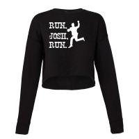 Josh Hawley Run Free Funny Josh Hawley Running Meme Trendy Cropped Sweater | Artistshot