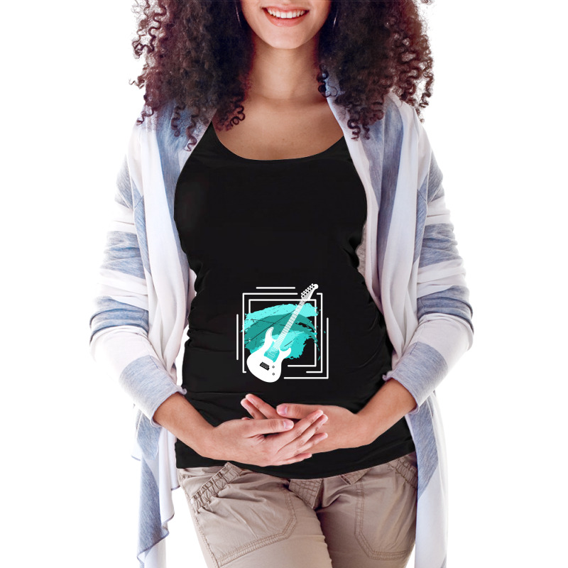 Guitar Gift Guitarist Musical Instrument 12 Maternity Scoop Neck T-shirt by SiroBrandonSoto | Artistshot