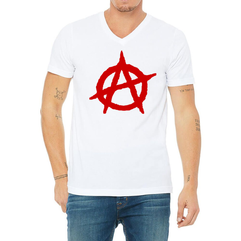 Anarchy Shirt V-Neck Tee by juncajfaldux | Artistshot