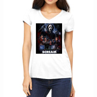 Scream Horror Movie Artwork Women's V-neck T-shirt | Artistshot