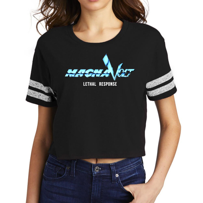 Magnavolt Robocop 2 Scorecard Crop Tee by hsdjermusifw | Artistshot