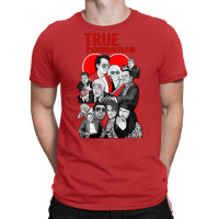 True Romance Character Collage Art T-shirt | Artistshot