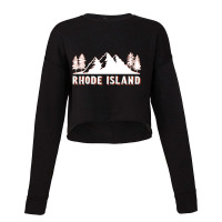 Trending Retro Vintage Rhode Island Usa Cropped Sweater | Artistshot