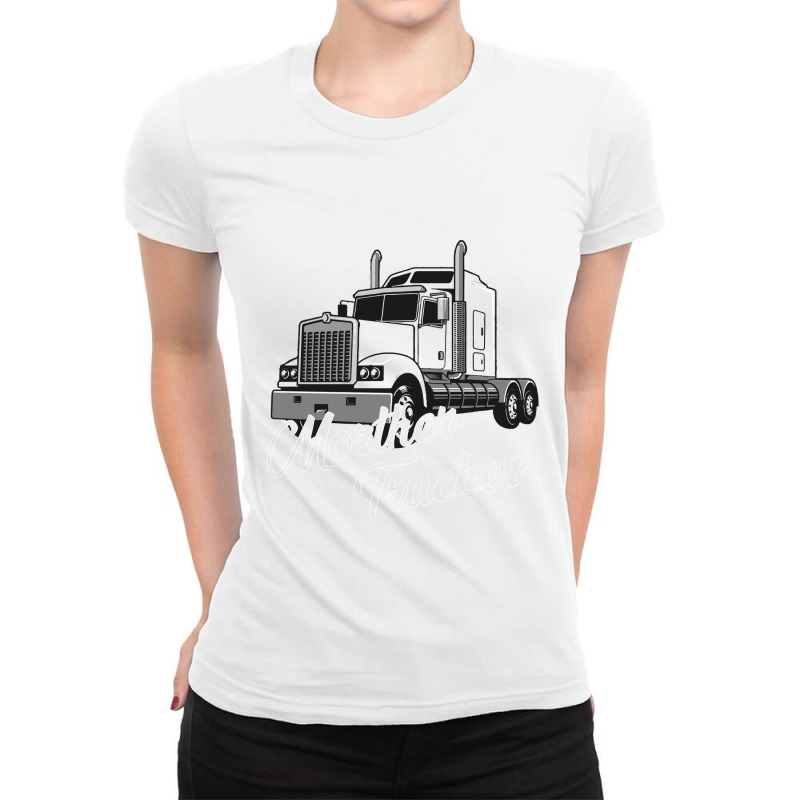 Mother Trucker Ladies Fitted T-Shirt by Eme90 | Artistshot