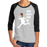 Josh Hawley Run Free Funny Josh Hawley Running Youth 3/4 Sleeve | Artistshot