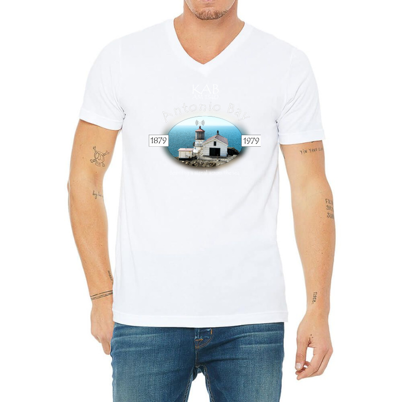 Kab Radio 1340 Am Antonio Bay V-Neck Tee by zainisyrinez | Artistshot