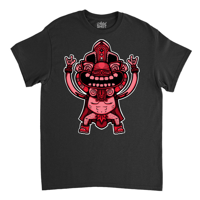 Limited Edition Aztec Warrior Red Classic T-shirt by Inmamlil638 | Artistshot