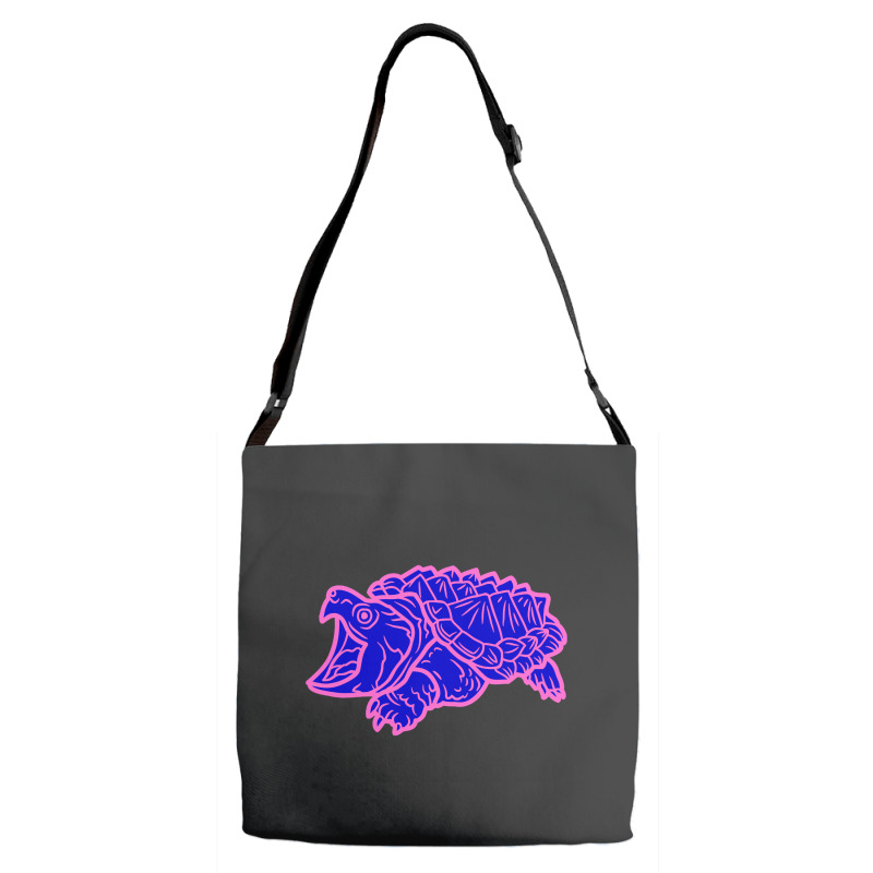 Trending Alligator Snapping Turtle - Reptile - Wildlife - Cute Turtle Adjustable Strap Totes | Artistshot