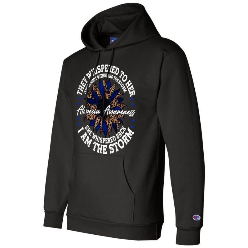 Hot Trend Alopecia Areata Awareness Support She Whispered Back I Am Th Champion Hoodie | Artistshot