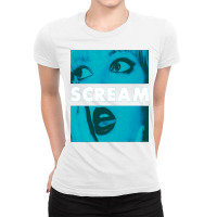 Scream Girl Scream Ladies Fitted T-shirt | Artistshot