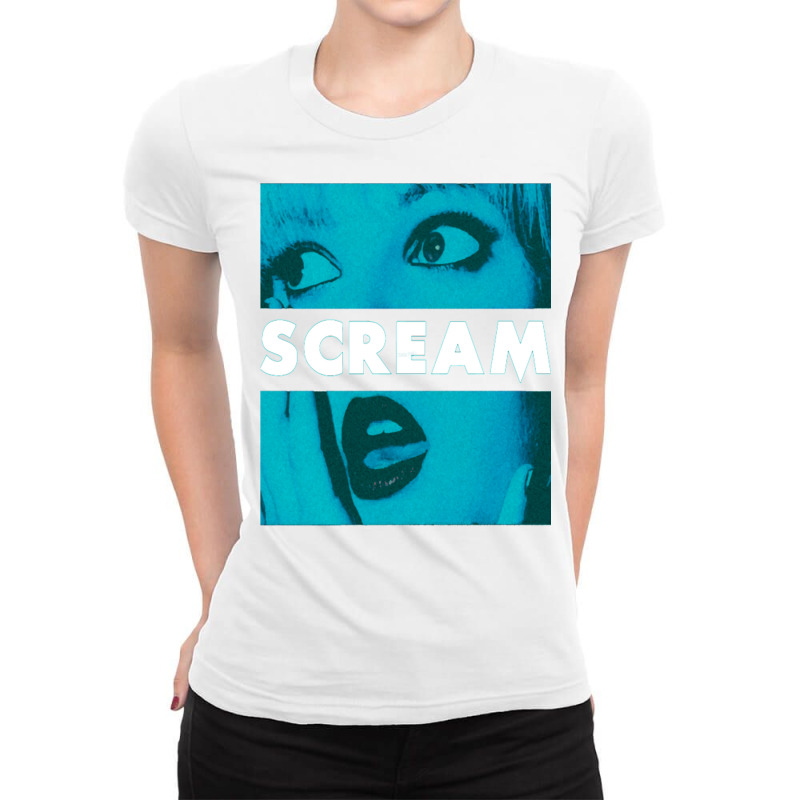 Scream Girl Scream Ladies Fitted T-Shirt by inambifahhamp | Artistshot