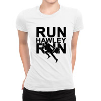 Josh Hawley Run Free Funny Josh Hawley Running Ladies Fitted T-shirt | Artistshot