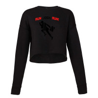 Josh Hawley Run Free Funny Josh Hawley Running Cropped Sweater | Artistshot