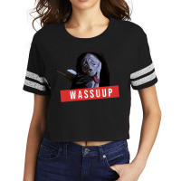 Wassup Scream Scary Movie Fun Scorecard Crop Tee | Artistshot