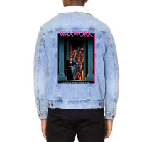 Waxwork   Captive Audience（1988）☆vhsgasm Video☆   Horror Merch Unisex Sherpa-lined Denim Jacket | Artistshot