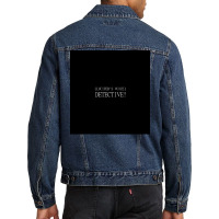 Detective Voice Two Poster Cool Men Denim Jacket | Artistshot