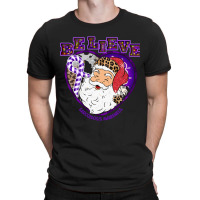 Hot Trend Sarcoidosis Awareness Awareness - Santa Believe Leopard Chri T-shirt | Artistshot